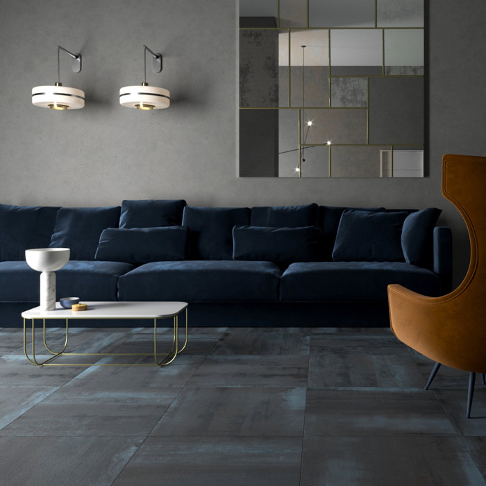 Ivy Hill Tile Hempstead 24" x 24" Porcelain Metal Look Wall & Floor